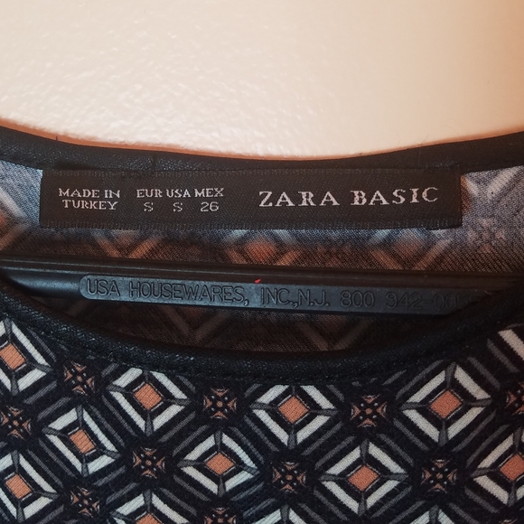 Zara Geometric Design Short Dress - Picture 8 of 8